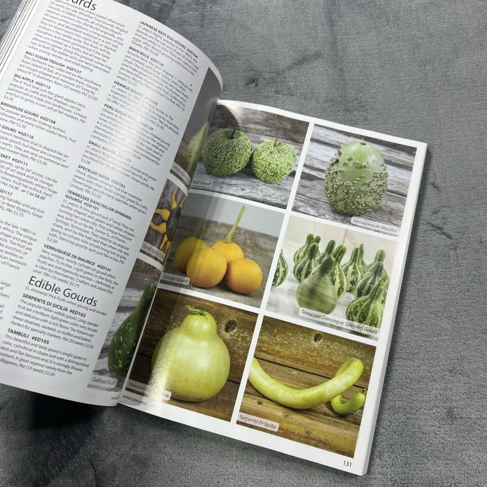 The Whole Seed Catalog Baker Creek Heirloom 2015-2019 Plants Gardening Farm Grow
